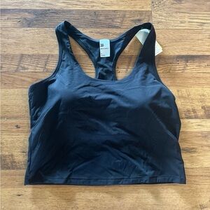 All in Motion Black long line Sports Bra